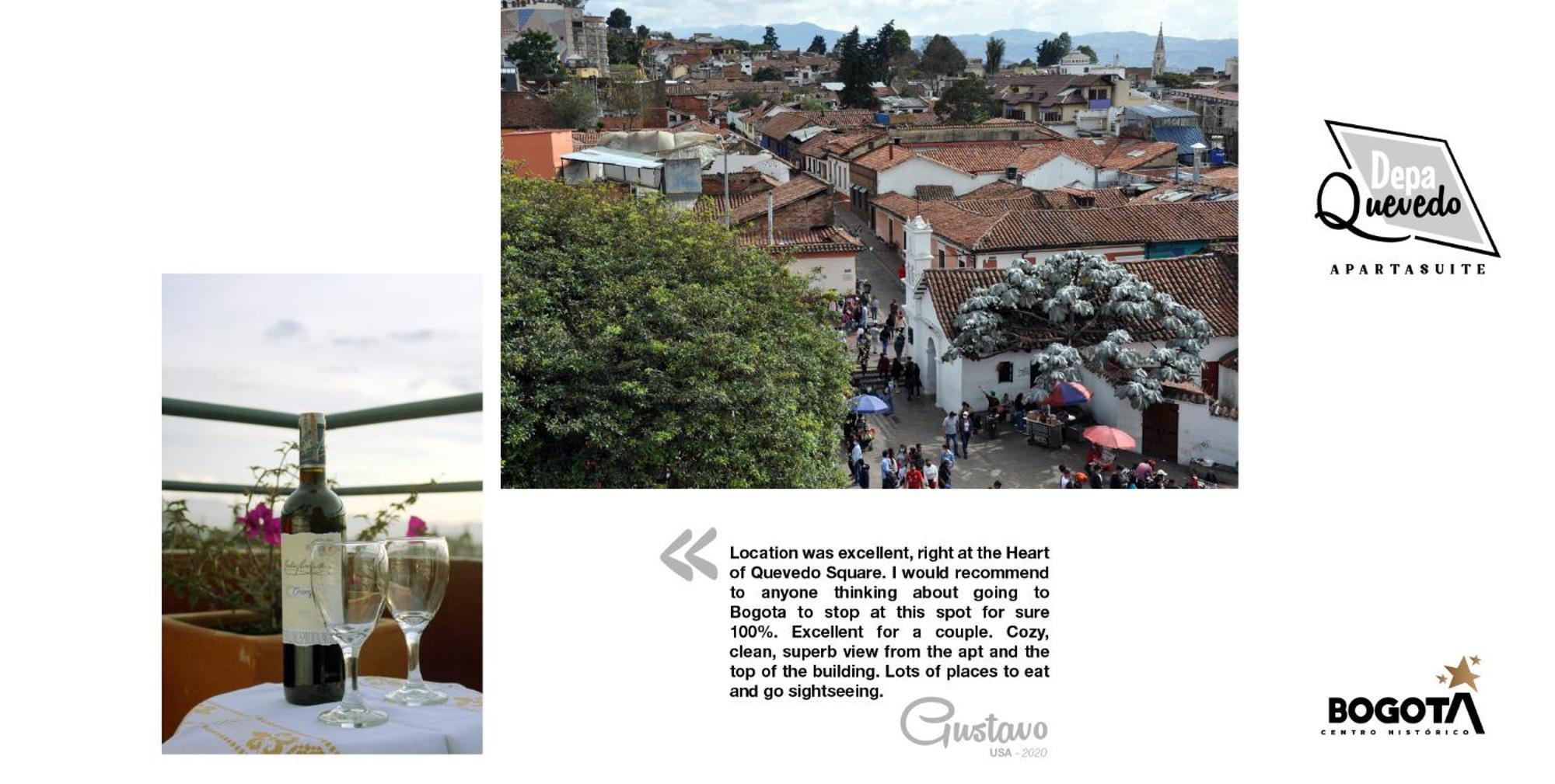 Depa Quevedo - Trendy Revamped Flat - Exceptional Spot In Bogota'S Historic Colonial Square - Candelaria 외부 사진