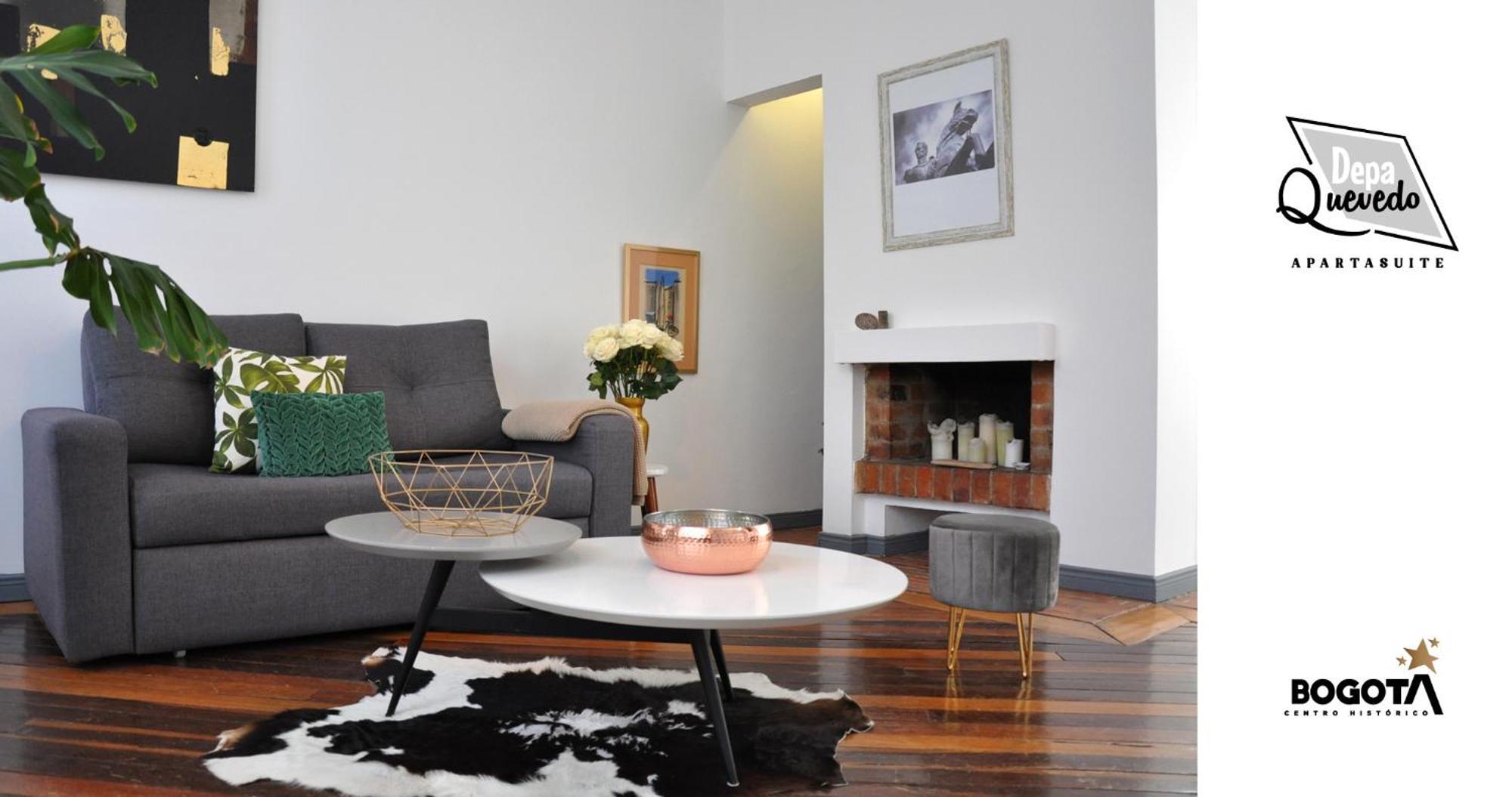 Depa Quevedo - Trendy Revamped Flat - Exceptional Spot In Bogota'S Historic Colonial Square - Candelaria 외부 사진