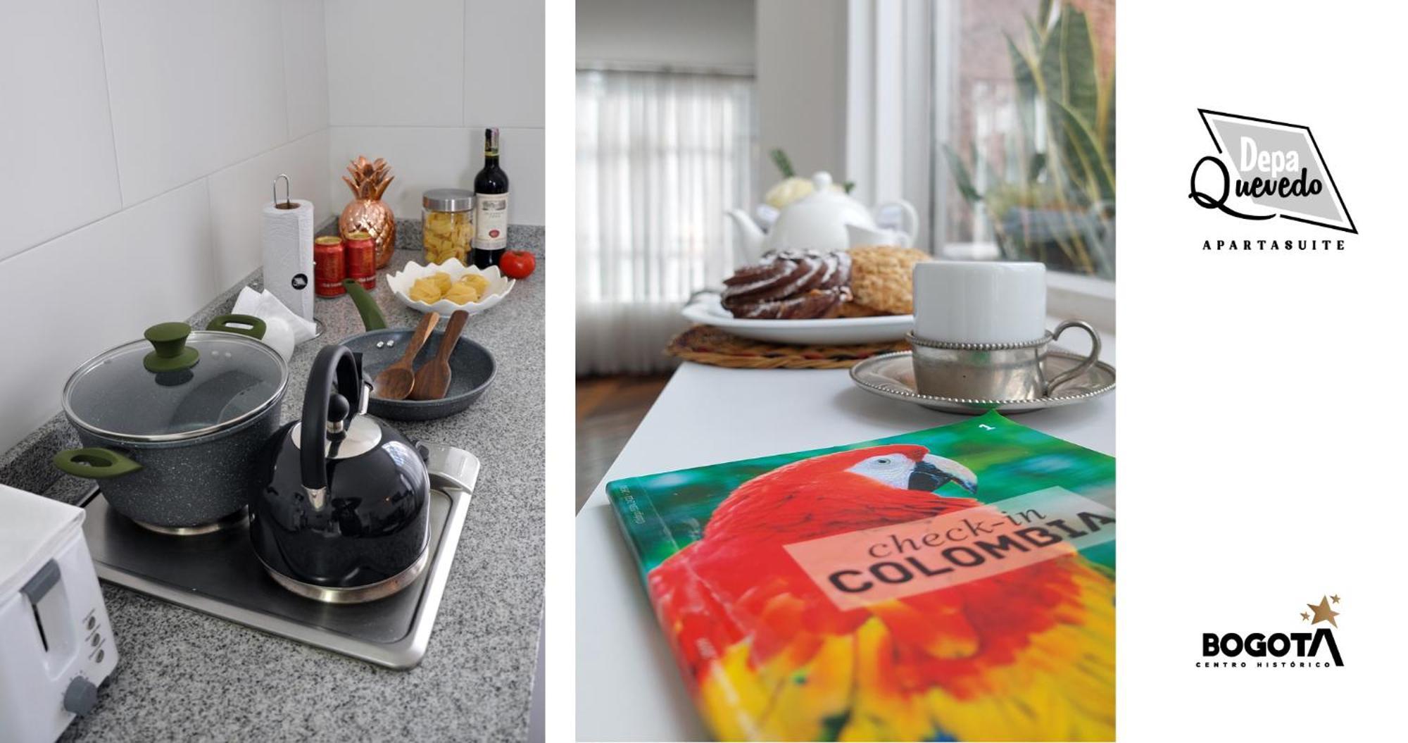 Depa Quevedo - Trendy Revamped Flat - Exceptional Spot In Bogota'S Historic Colonial Square - Candelaria 외부 사진