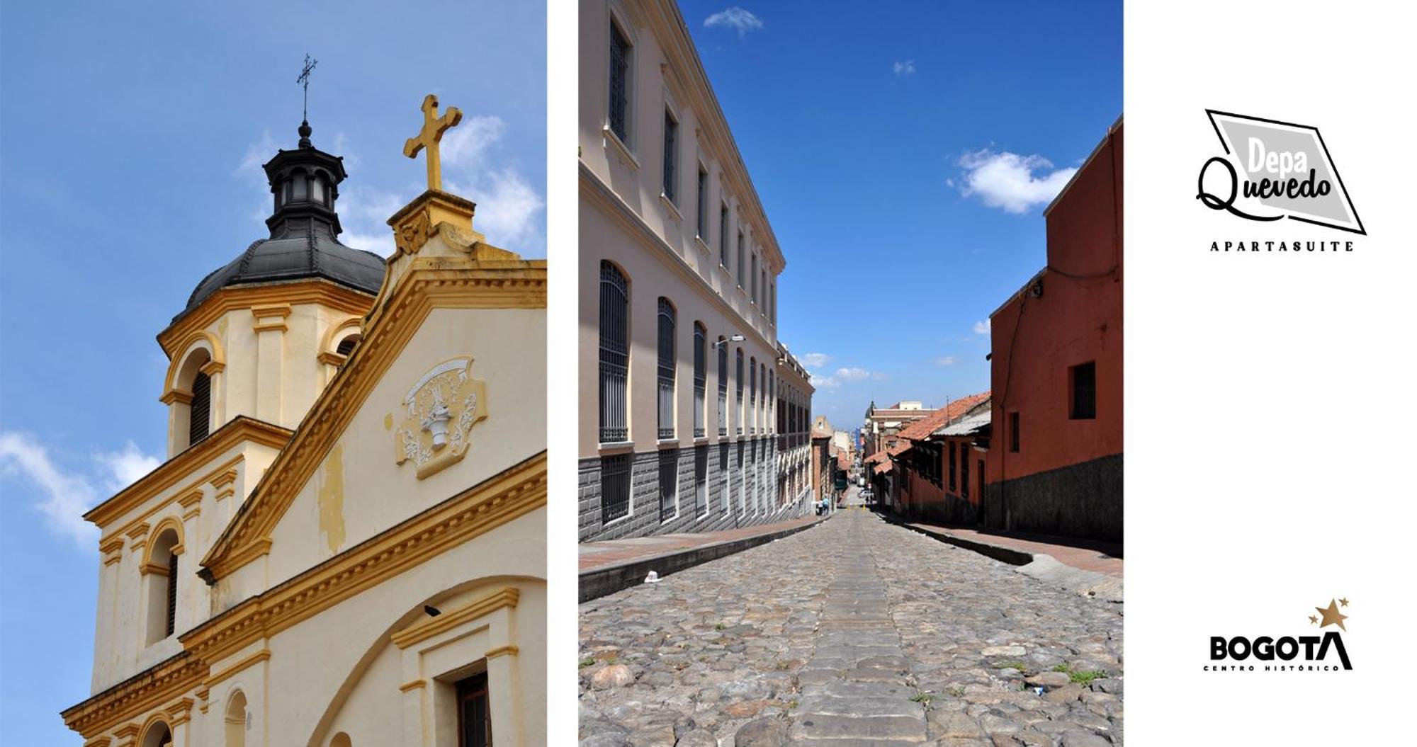 Depa Quevedo - Trendy Revamped Flat - Exceptional Spot In Bogota'S Historic Colonial Square - Candelaria 외부 사진