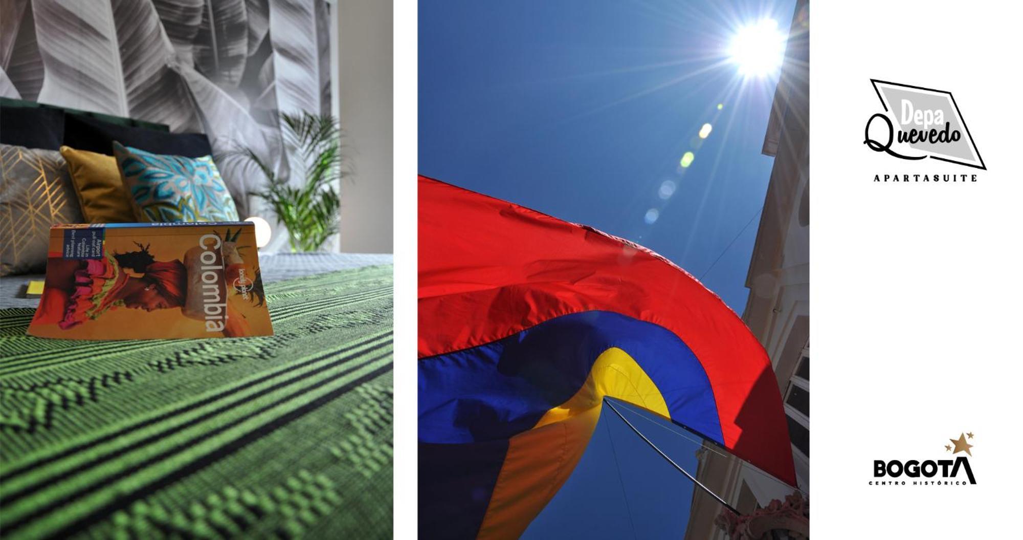 Depa Quevedo - Trendy Revamped Flat - Exceptional Spot In Bogota'S Historic Colonial Square - Candelaria 외부 사진